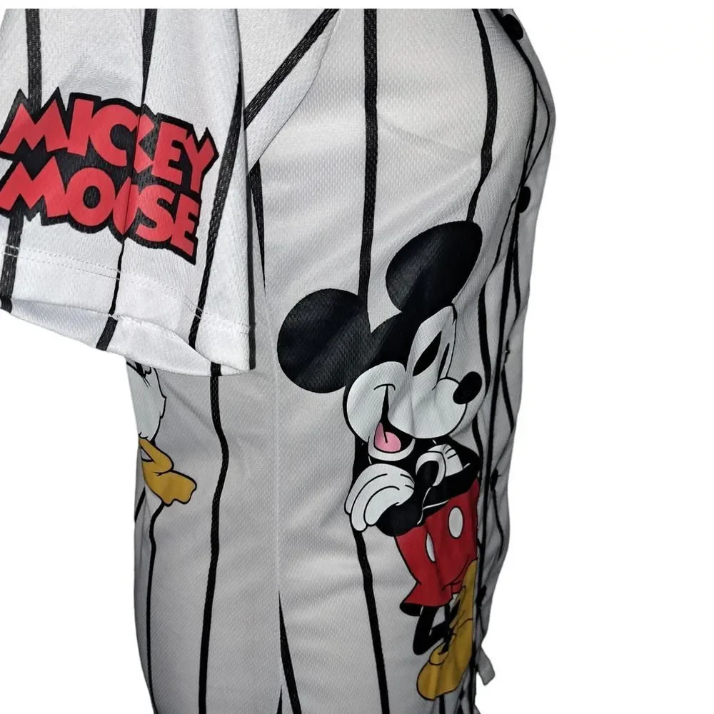 NEW Disney Mickey Mouse and Friends Ladies SM V Neck Jersey - Picture 4 of 7